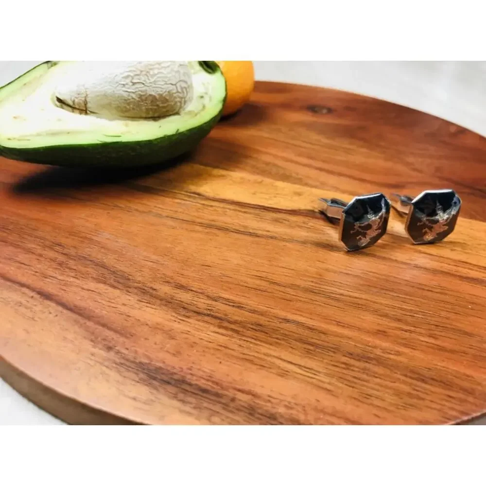 Men's Vintage 925 Siam Sterling Silver Cufflinks